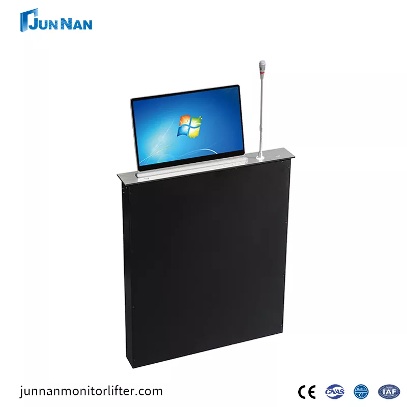 Ardaitheoir Deisce Córas Comhdhála Gan Pháipéar Taispeána Ultra-Thin Ardaitheoir Leictreach