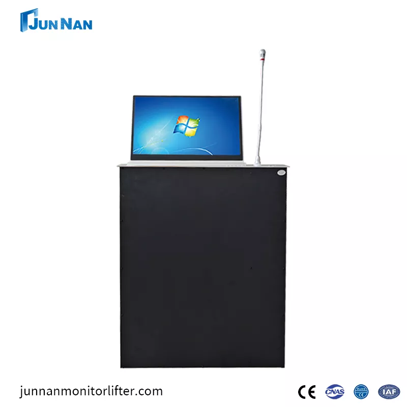 Córas Comhdhála Gan Pháipéar Ardaitheoir Scáileáin LCD Réiteach Iomlán Fuaime agus Físeáin